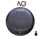 EMEET OfficeCore Luna Plus Bluetooth & USB Portable Black Speakerphone