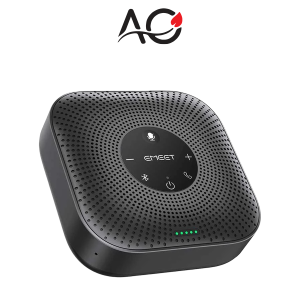 EMEET OfficeCore M0 Plus Bluetooth & USB Portable Black Speakerphone