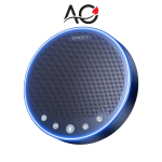 EMEET OfficeCore M3 Bluetooth & USB Portable Gray Zoom Certified Speakerphone