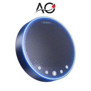 EMEET OfficeCore M3 Bluetooth & USB Portable Gray Zoom Certified Speakerphone