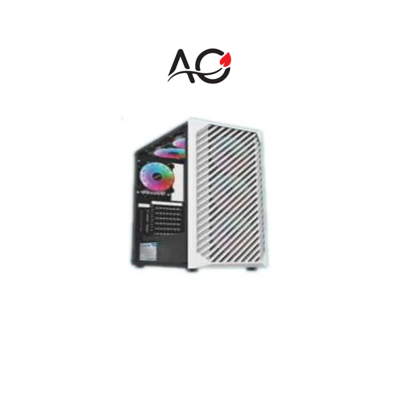 PC Power Z777 Mesh Mid Tower White ATX Gaming Desktop Casing #PP-GS2409 WH