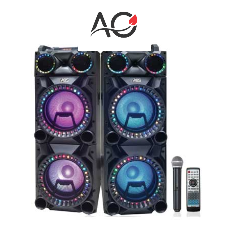 ABS-200 DJ Bookshelf Amplifier Multimedia Speakers (Pair)
