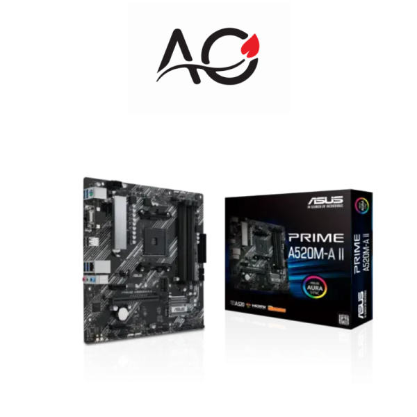 Asus PRIME A520M-A II AM4 micro ATX Motherboard