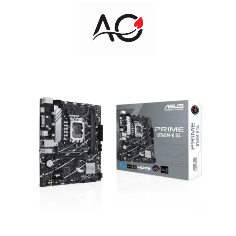 Asus PRIME B760M-K D4 mATX Motherboard