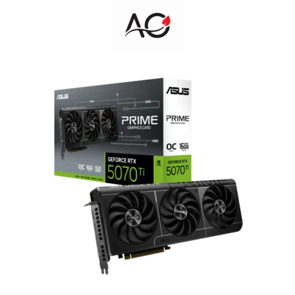 ASUS PRIME GeForce RTX 5070 Ti 16GB GDDR7 OC Edition Graphics Card