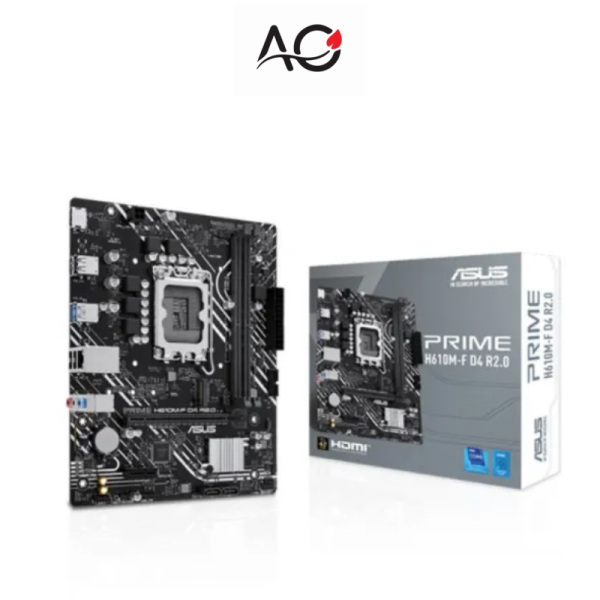 ASUS PRIME H610M-F D4 R2.0 DDR4 LGA1700 mATX Motherboard
