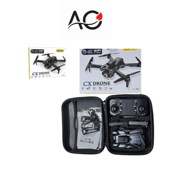 CX 4k Wifi Dual Camera Dual Battery Dual Fan Foldable Drone