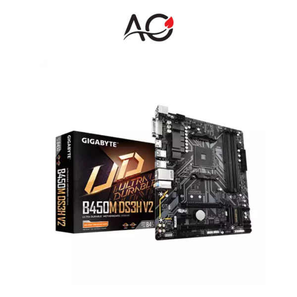 GIGABYTE B450M DS3H V2 Ultra Durable AMD Motherboard