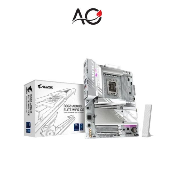 Gigabyte B860 AORUS ELITE WIFI7 ICE LGA1851 ATX Motherboard