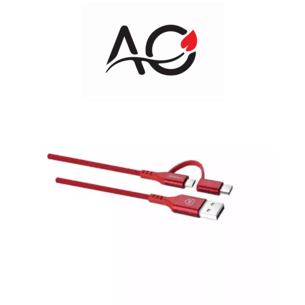 Micropack ac13 Red Luxury Micro Usb C Premium Cable