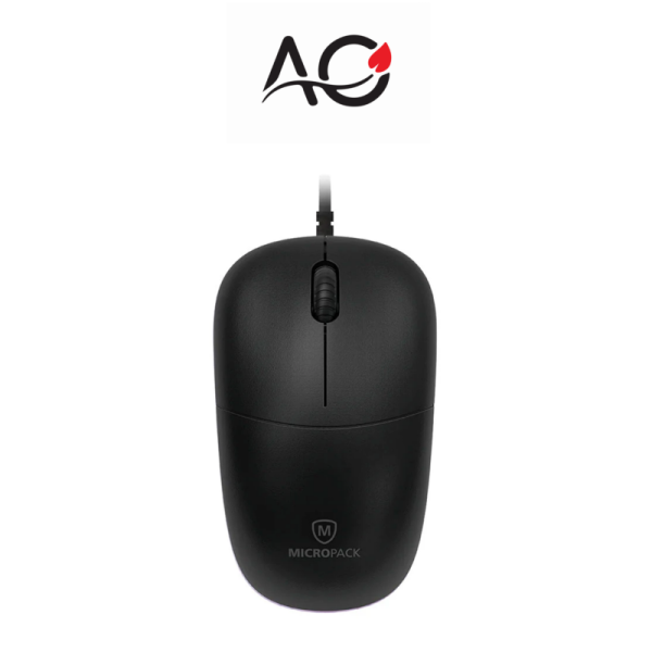 Micropack M-105 Silent Black Wired Optical Mouse