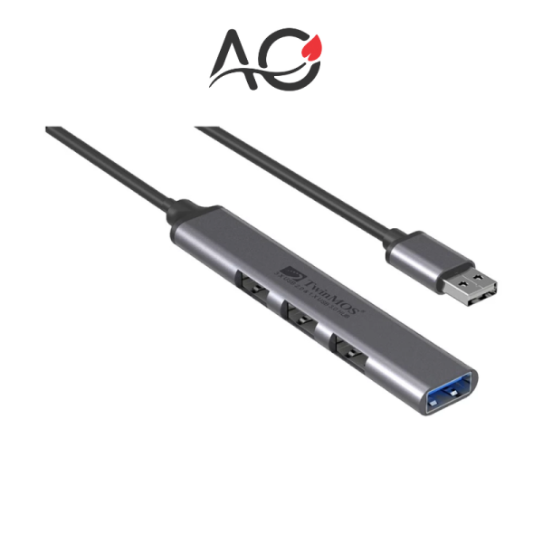 Twinmos 4 Port USB Metal HUB